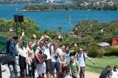 Studenti během výletu a poznávání krás Sydney City/Bondi